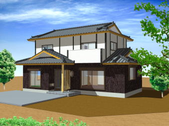 日本家屋風外観